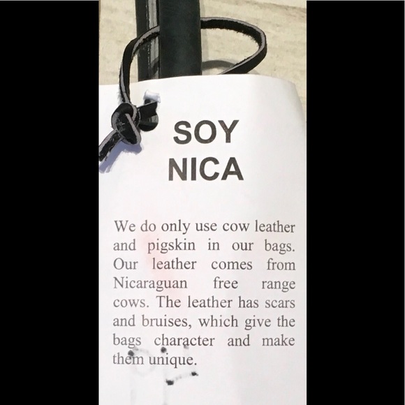 HANDCRAFTED❤️Gorgeous Leather Bag!❤️NWT! - Picture 4 of 4